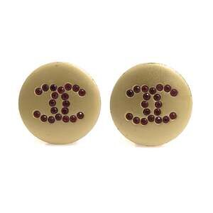 Chanel Cc Logo Clip-On Earrings Gold- #209051C53B